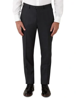 Cambridge Interceptor Modern Fit Trousers In Charcoal