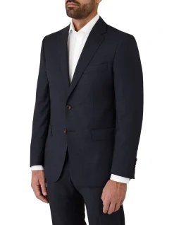 Cambridge Regent Tailored Fit Jacket In Navy -Cambridge Clothing shop 965243080 3 720x928