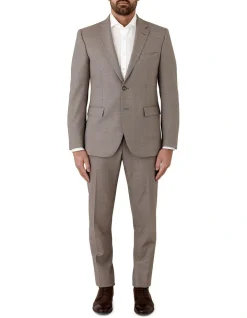 Dom Bagnato Fabio Tailored Fit Trouser In Taupe -Cambridge Clothing shop 965931580 965922940 5 720x928
