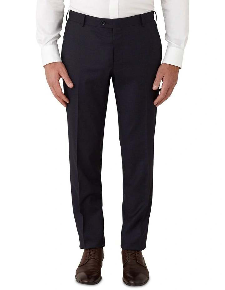 Dom Bagnato Fabio Tailored Fit Trouser In Navy 3 Dom Bagnato Fabio Tailored Fit Trouser In Navy