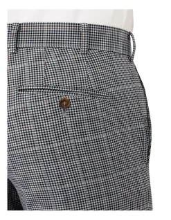 Dom Bagnato Fabio Tailored Fit Trouser In Black/White -Cambridge Clothing shop 965931940 4 720x928
