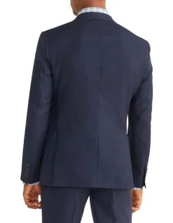 Van Heusen Black Label Tailored Micro Check Suit Jacket In Navy 8 Van Heusen Black Label Tailored Micro Check Suit Jacket In Navy -Cambridge Clothing shop 966275740 3 720x928