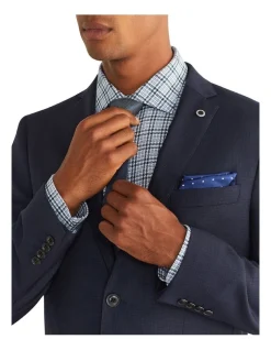 Van Heusen Black Label Tailored Micro Check Suit Jacket In Navy 9 Van Heusen Black Label Tailored Micro Check Suit Jacket In Navy -Cambridge Clothing shop 966275740 4 720x928