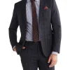 Van Heusen Slim Windowpane Suit Jacket In Navy -Cambridge Clothing shop 966721780 1 720x928