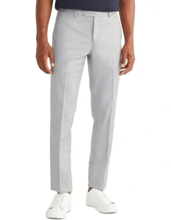 Van Heusen Slim Stretch Twill Trouser In Grey