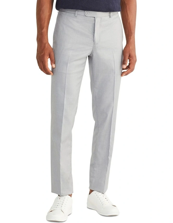 Van Heusen Slim Stretch Twill Trouser In Grey 3 Van Heusen Slim Stretch Twill Trouser In Grey