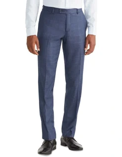 Van Heusen Tailored Prince Of Wales Check Trouser In Blue