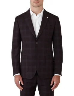 Gibson Cerium Slim Fit Jacket In Mahogany