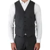 Gibson Mighty Slim Fit Vest In Grey 2 Gibson Mighty Slim Fit Vest In Grey -Cambridge Clothing shop 967447720 1 720x928