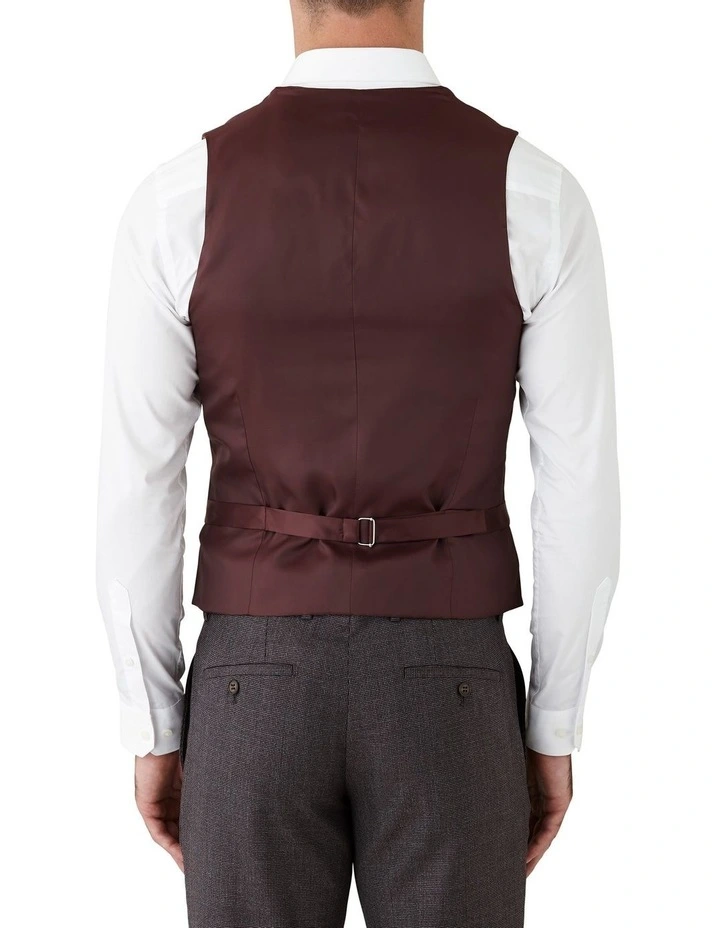 Gibson Mighty Slim Fit Vest In Purple 4 Gibson Mighty Slim Fit Vest In Purple - Image 2