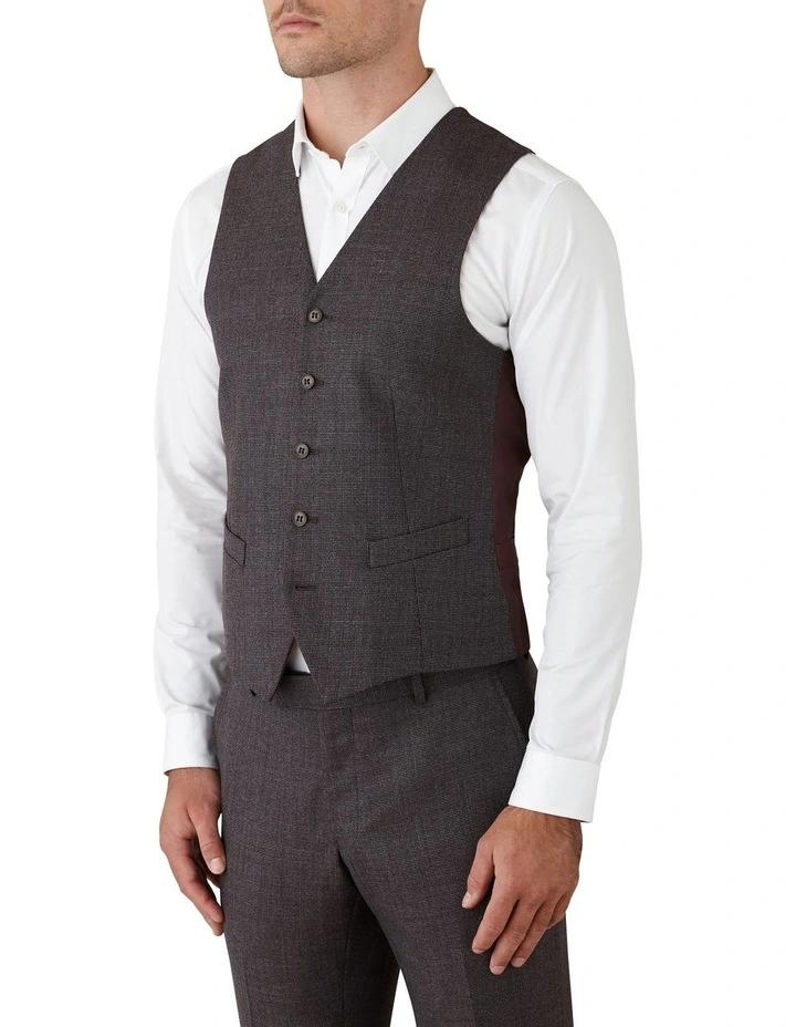 Gibson Mighty Slim Fit Vest In Purple 5 Gibson Mighty Slim Fit Vest In Purple - Image 3