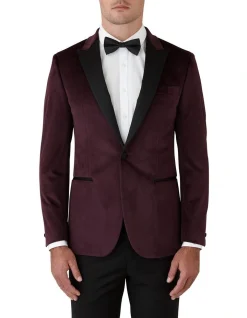 Front Page 10 Gibson Solace Slim Fit Jacket In Mahogany
