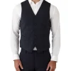 Gibson Mighty Slim Fit Vest In Navy 1 Gibson Mighty Slim Fit Vest In Navy -Cambridge Clothing shop 967449520 1 720x928