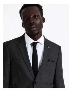 Blaq Slim Puppytooth Suit Jacket In Charcoal 7 Blaq Slim Puppytooth Suit Jacket In Charcoal -Cambridge Clothing shop 967570570 4 720x928