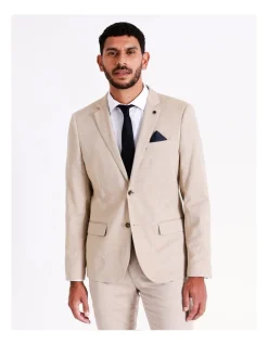Blaq Slim Textured Suit Jacket In Oatmilk 9 Blaq Slim Textured Suit Jacket In Oatmilk -Cambridge Clothing shop 967570660 5 720x928