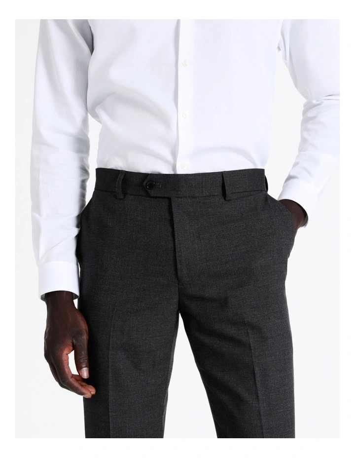 Blaq Slim Puppytooth Suit Pant In Charcoal 5 Blaq Slim Puppytooth Suit Pant In Charcoal - Image 3