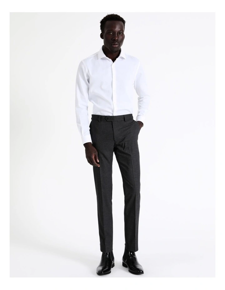 Blaq Slim Puppytooth Suit Pant In Charcoal 6 Blaq Slim Puppytooth Suit Pant In Charcoal - Image 4