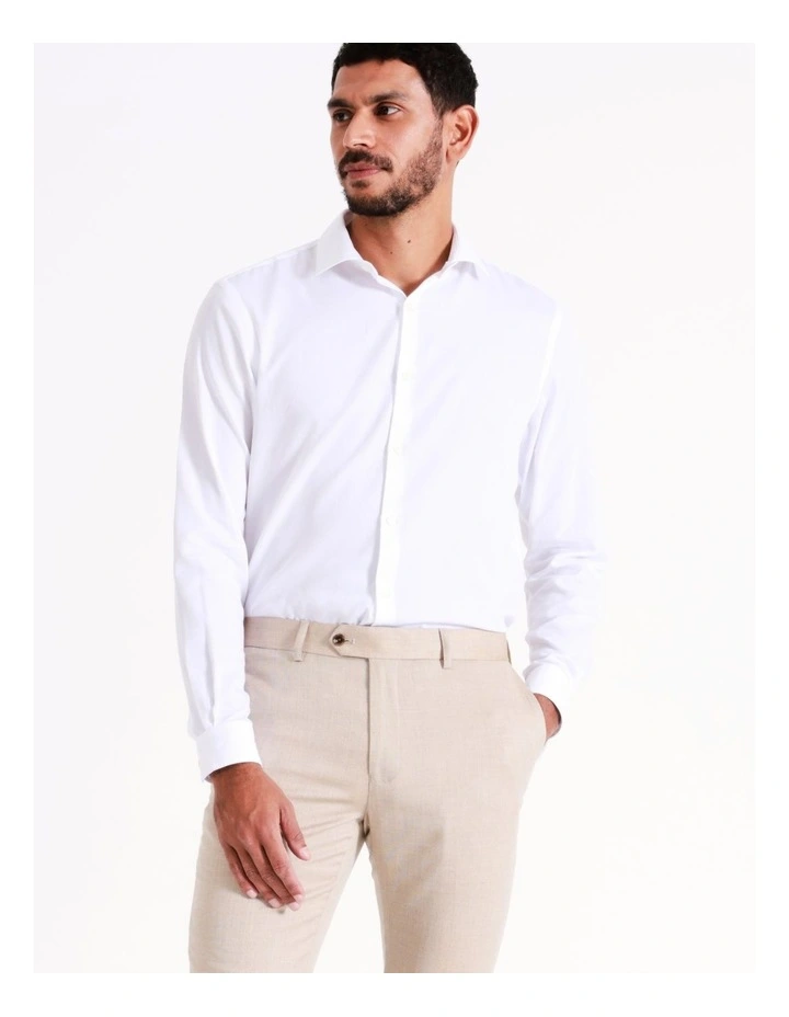 Blaq Slim Textured Suit Pant In Oatmilk 5 Blaq Slim Textured Suit Pant In Oatmilk - Image 3