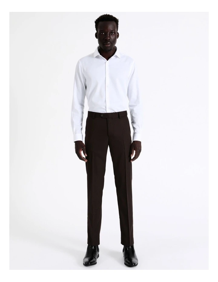 Blaq Tailored Textured Suit Pant In Bloodstone 3 Blaq Tailored Textured Suit Pant In Bloodstone