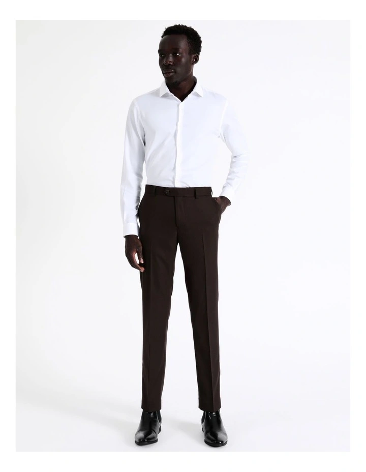 Blaq Tailored Textured Suit Pant In Bloodstone 4 Blaq Tailored Textured Suit Pant In Bloodstone - Image 2