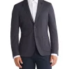 Calvin Klein X Slim Herringbone Knit Blazer In Navy -Cambridge Clothing shop 967828150 1 720x928