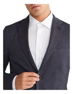Calvin Klein X Slim Herringbone Knit Blazer In Navy 9 Calvin Klein X Slim Herringbone Knit Blazer In Navy -Cambridge Clothing shop 967828150 4 720x928