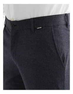 Calvin Klein X Slim Herringbone Knit Trouser In Navy -Cambridge Clothing shop 967828960 4 720x928