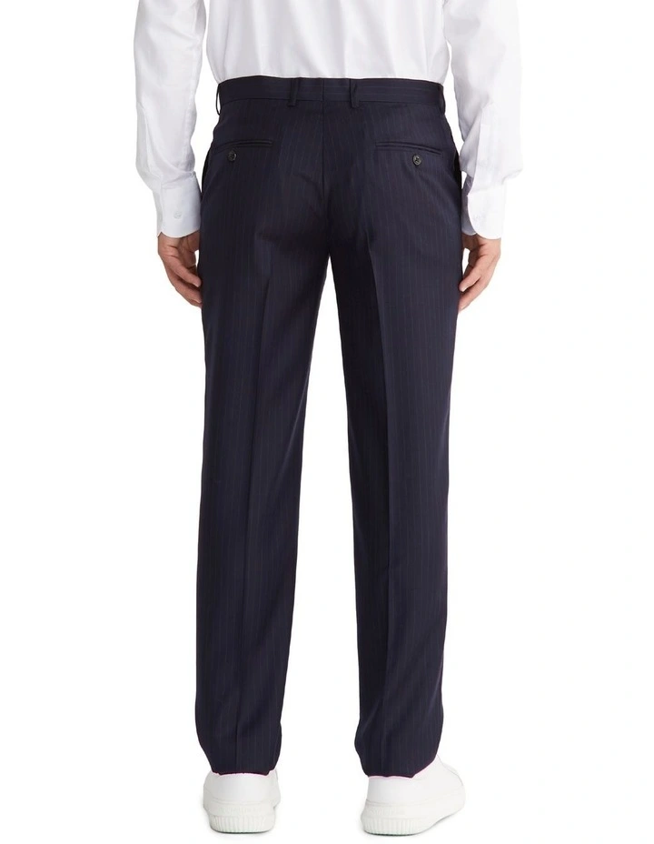 Calvin Klein Slim Suit Pinstripe Pant In Navy 4 Calvin Klein Slim Suit Pinstripe Pant In Navy - Image 2