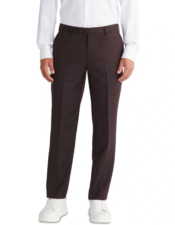 Calvin Klein Slim Suit Pant In Red 3 Calvin Klein Slim Suit Pant In Red