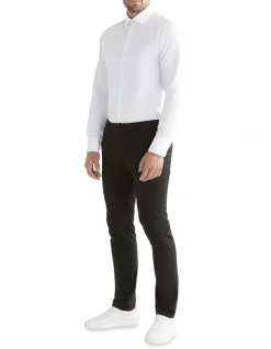 Calvin Klein Slim 2 Pleat Trouser In Black -Cambridge Clothing shop 967832470 2 720x928