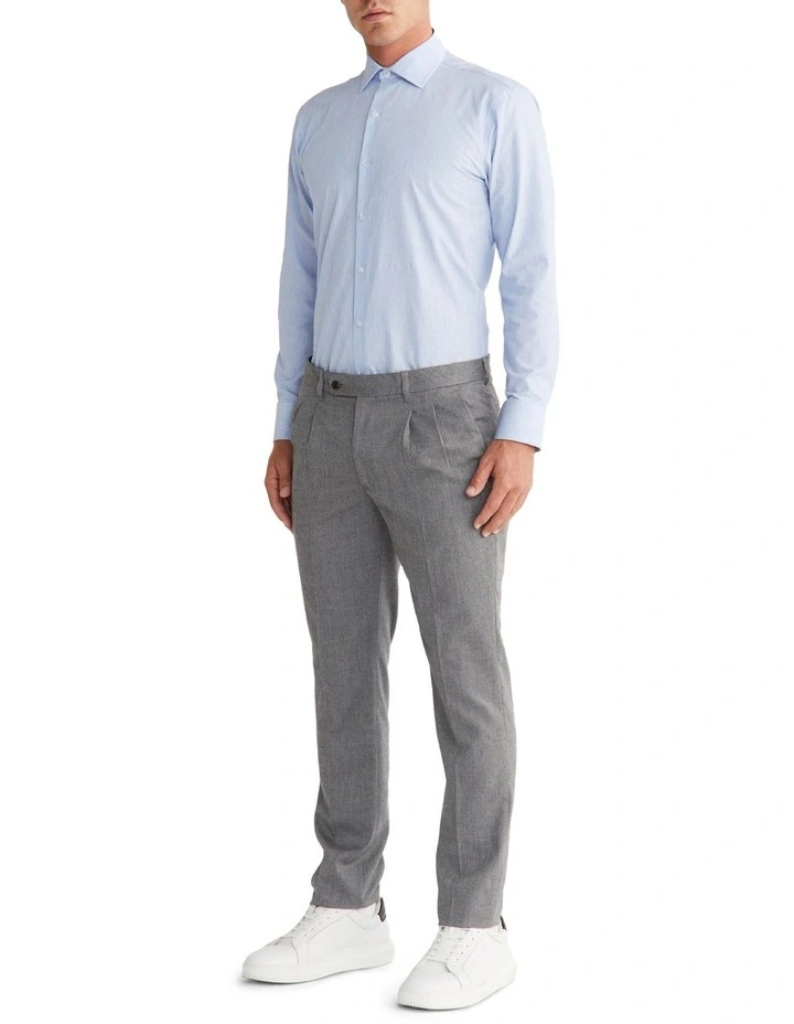 Calvin Klein Slim 2 Pleat Trouser In Grey 6 Calvin Klein Slim 2 Pleat Trouser In Grey - Image 4