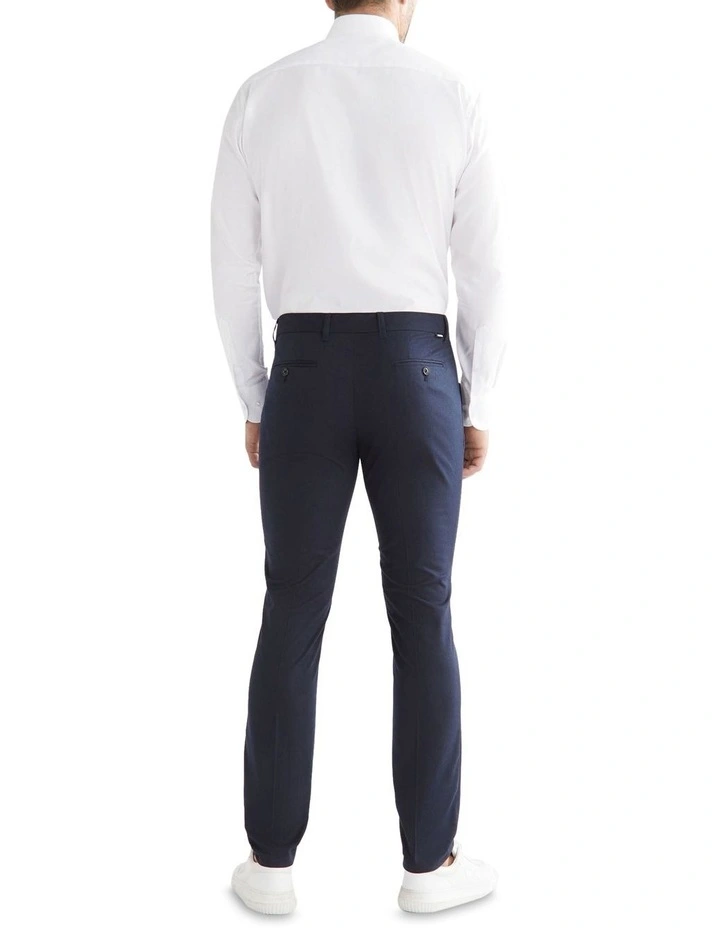 Calvin Klein Slim 2 Pleat Trouser In Navy 5 Calvin Klein Slim 2 Pleat Trouser In Navy - Image 3