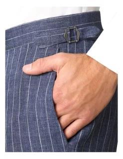 MJ Bale Coronari Trouser In Navy/Multi -Cambridge Clothing shop 981980110 4 720x928