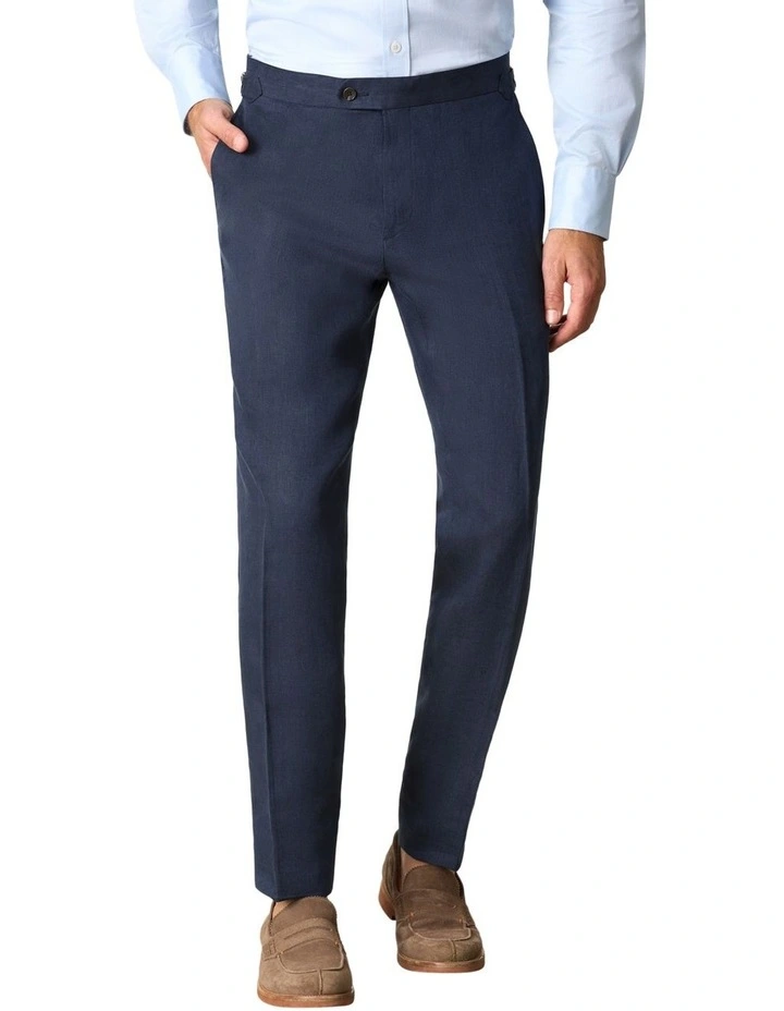 MJ Bale Nebrodi Trouser In Navy 3 MJ Bale Nebrodi Trouser In Navy