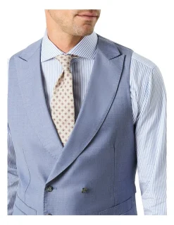 MJ Bale Cappellari Double Breasted Waistcoat In Blue 8 MJ Bale Cappellari Double Breasted Waistcoat In Blue -Cambridge Clothing shop 984794680 3 720x928