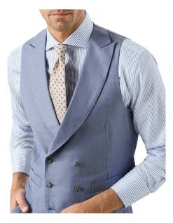 MJ Bale Cappellari Double Breasted Waistcoat In Blue 9 MJ Bale Cappellari Double Breasted Waistcoat In Blue -Cambridge Clothing shop 984794680 4 720x928
