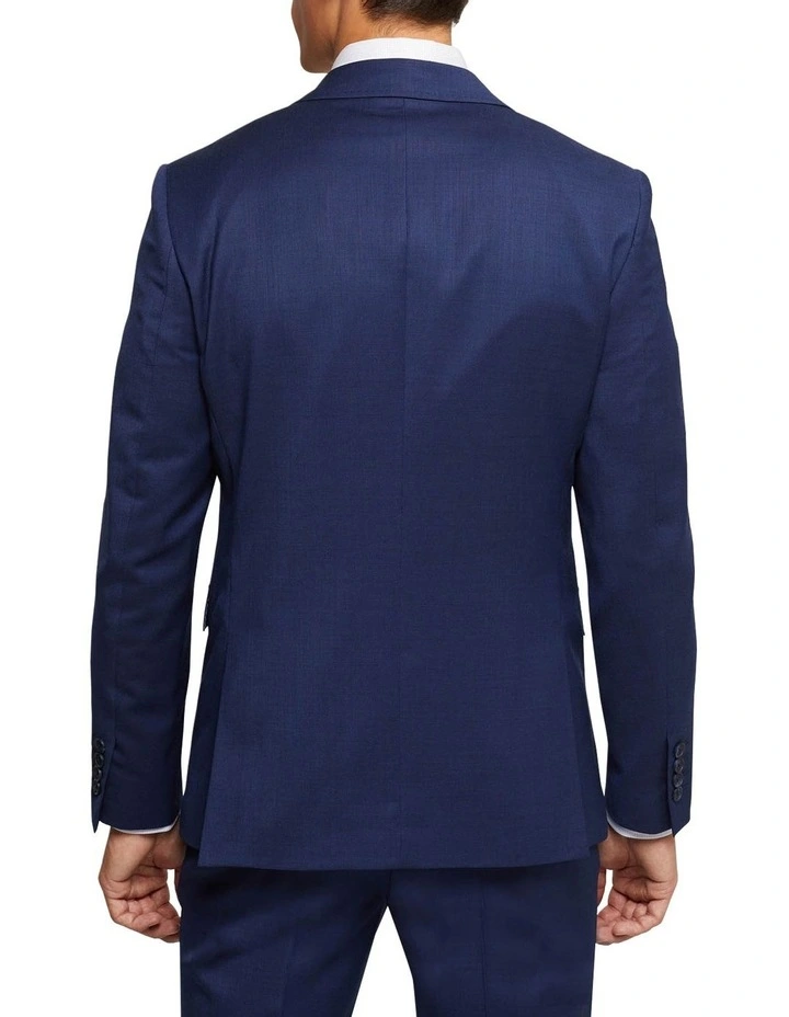Oxford Byron Wool Suit Jacket In Blue 5 Oxford Byron Wool Suit Jacket In Blue - Image 3