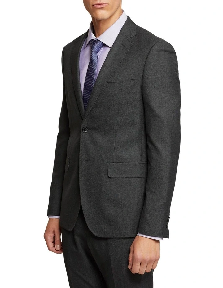 Oxford Auden Wool Rich Suit Jacket In Grey 4 Oxford Auden Wool Rich Suit Jacket In Grey - Image 2