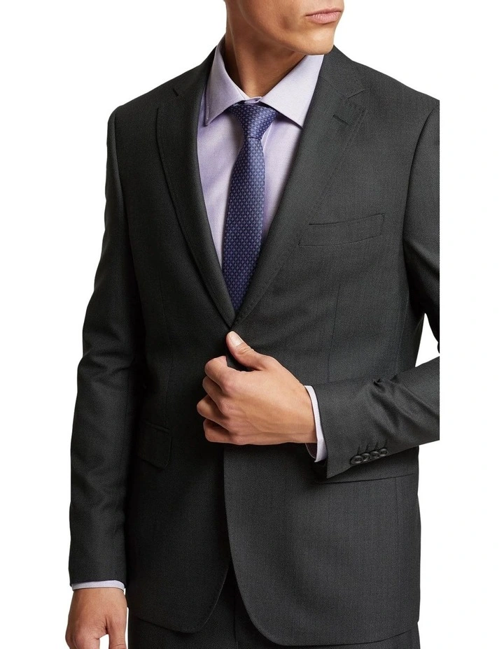 Oxford Auden Wool Rich Suit Jacket In Grey 6 Oxford Auden Wool Rich Suit Jacket In Grey - Image 4