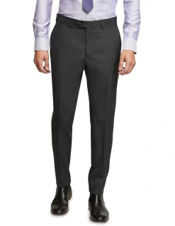 Oxford Auden Wool Rich Suit Trousers In Grey