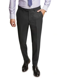 Oxford Auden Wool Rich Suit Trousers In Grey -Cambridge Clothing shop 986202550 4 720x928