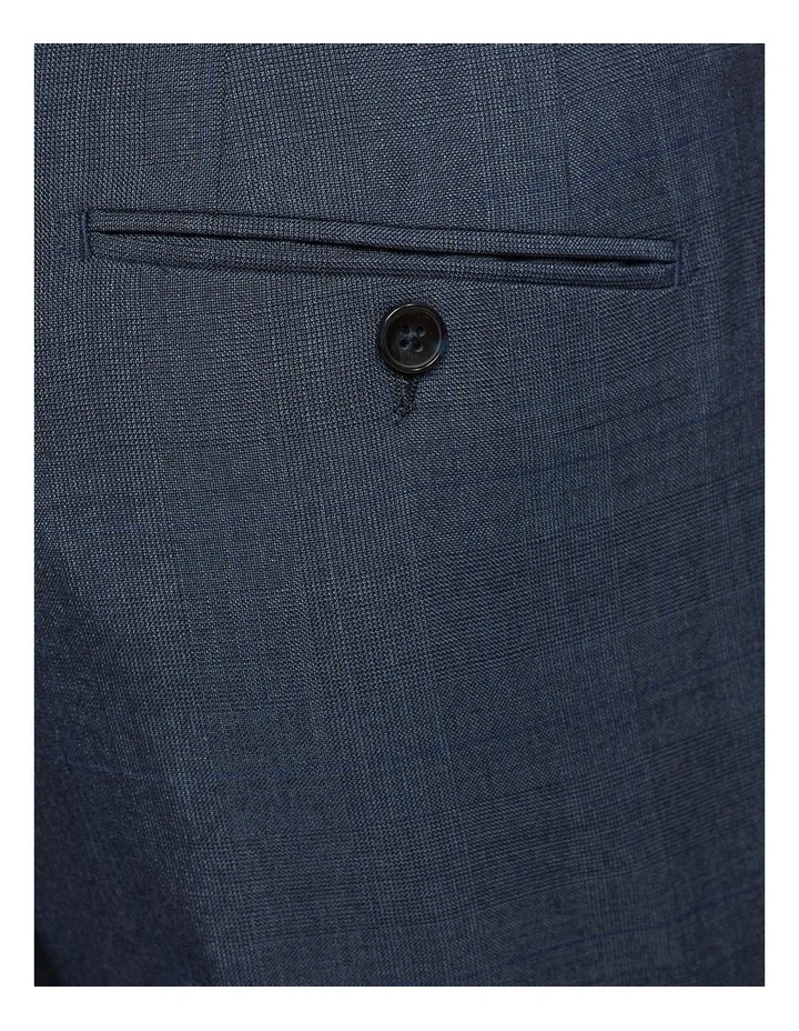 Oxford Byron Wool Stretch Suit Trousers In Blue 5 Oxford Byron Wool Stretch Suit Trousers In Blue - Image 3