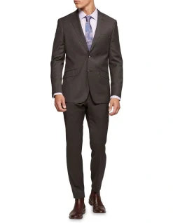 Oxford Hopkins Wool Suit Trousers In Brown -Cambridge Clothing shop 987060970 5 720x928